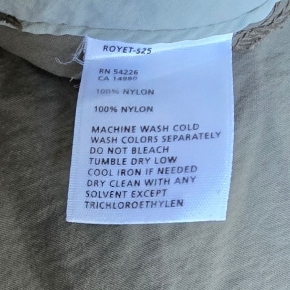 ROYAL ROBBINS women's nylon utility pants lightweight royet-s25 olive green 6 30 - Picture 9 of 9